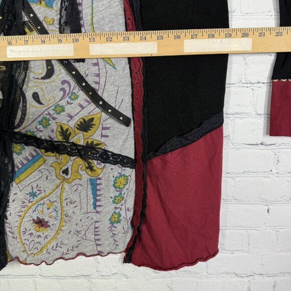 Emma G Babydoll Mini Dress Women Size XL Flowy Gothic Whimsigoth Witchy Vampire - Picture 7 of 12